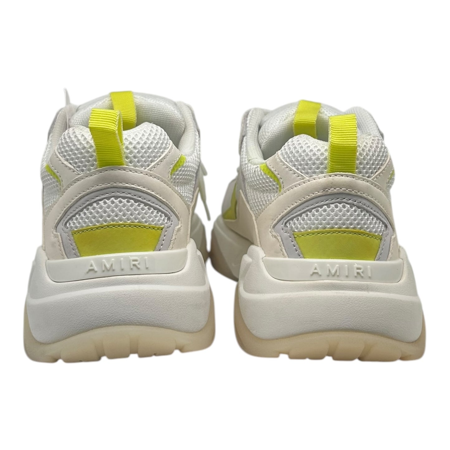 PREOWNED AMIRI BONE RUNNER NEON GREEN/WHITE