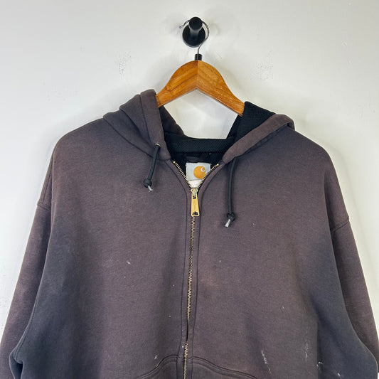 CARHARTT BROWN/BLACK HOODIE