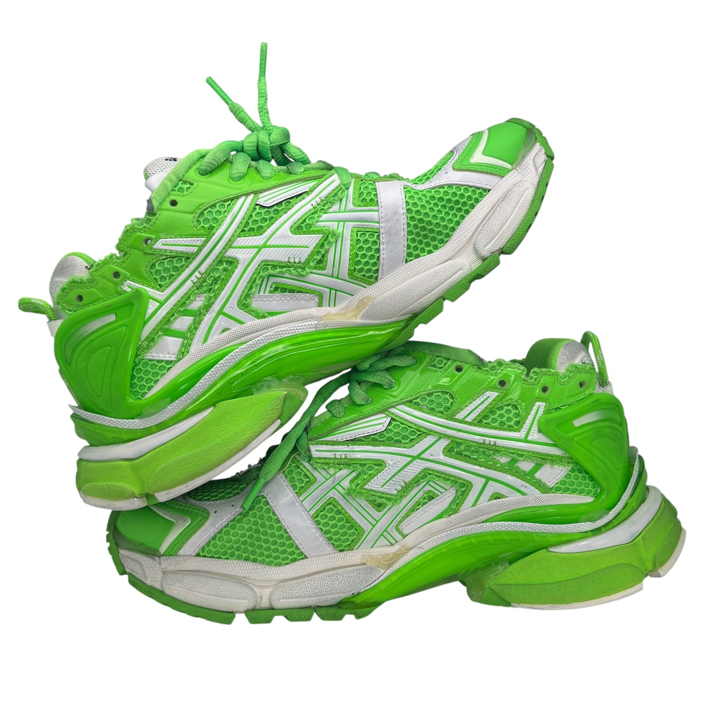 PREOWNED BALENCIAGA LIME GREEN RUNNER