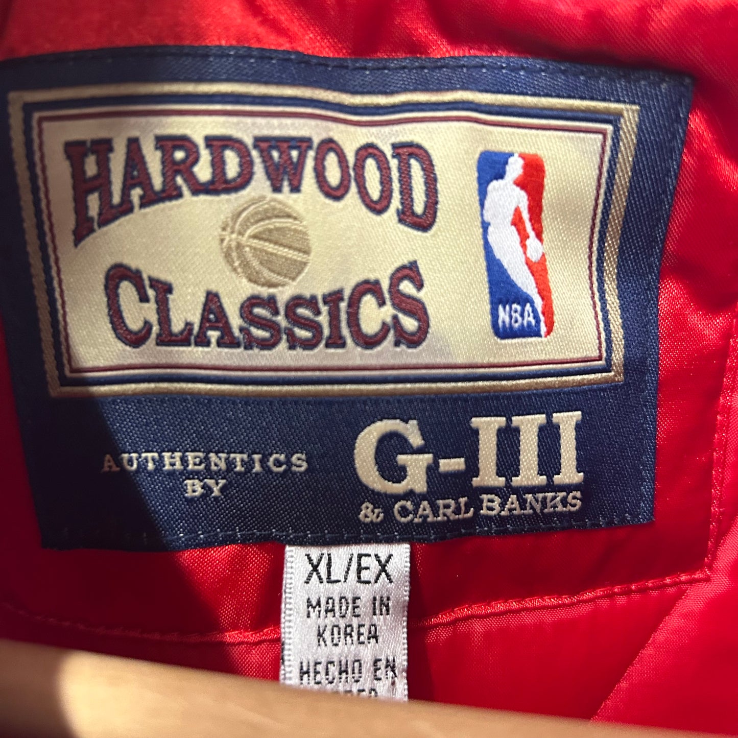 76ERS HARDWOOD CLASSICS BUTTON UP JACKET