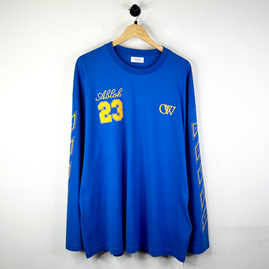 OFF WHITE BLUE YELLOW 23 LONGSLEEVE