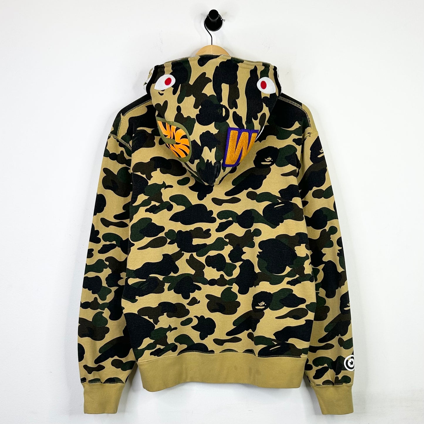 BATHING APE CAMO SHARK ZIP UP