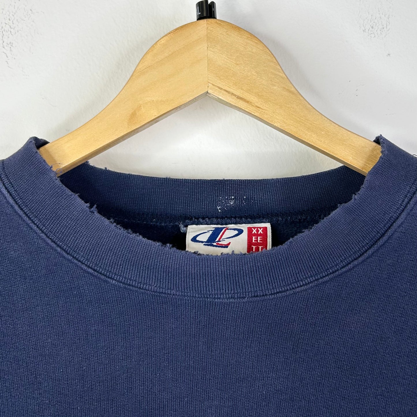 MICHIGAN LOGO ATHLETIC NAVY CREWNECK