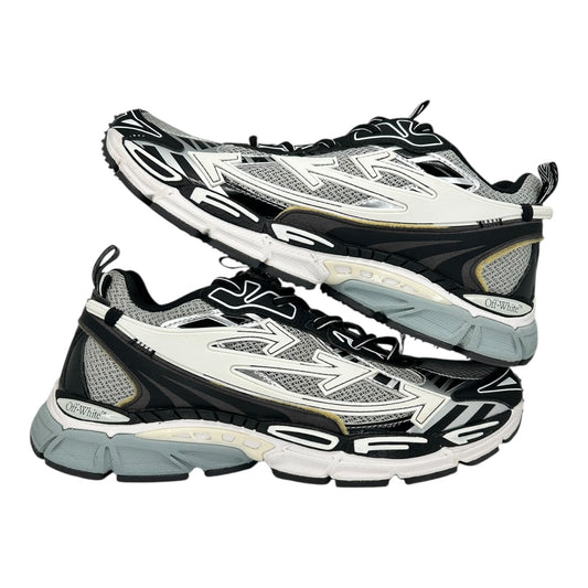 PREOWNED OFF WHITE BE RIGHT BACK BLACK GREY WHITE