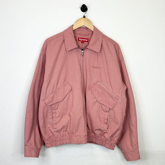 SUPREME HOODED UTILITY JACKET PINK COLORWAY