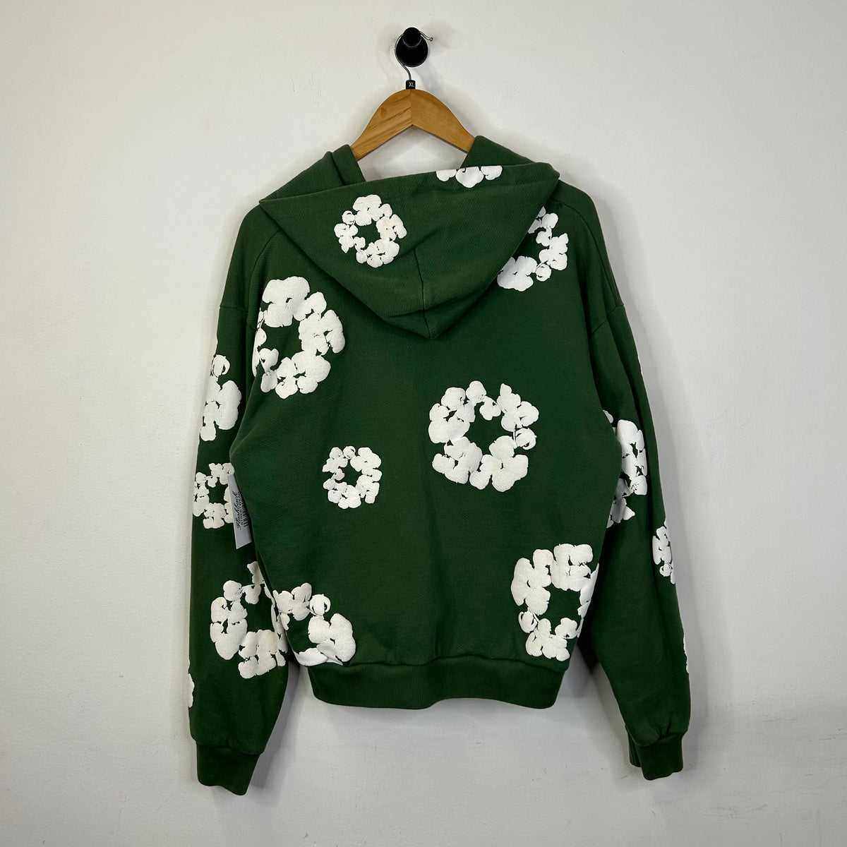 DENIM TEARS GREEN FLORAL HOODIE