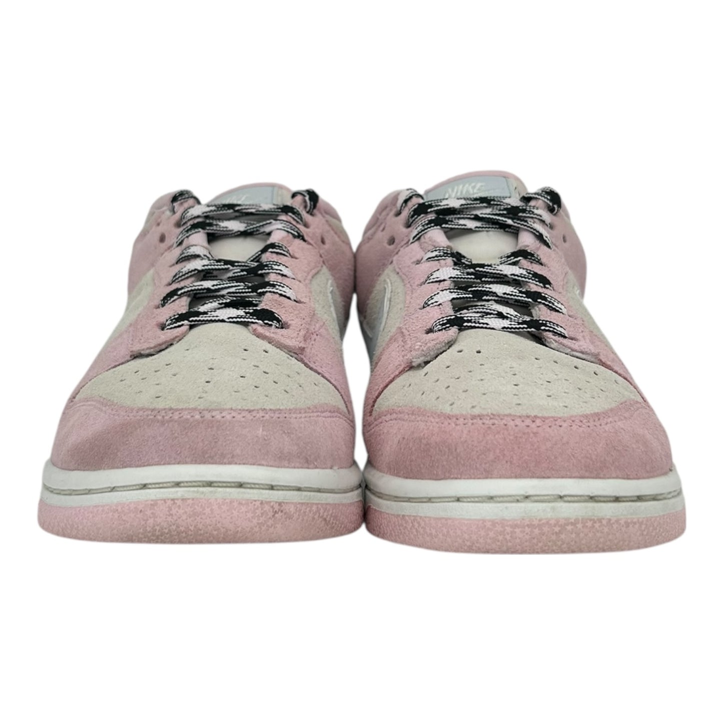PREOWNED WOMENS NIKE DUNK LOW PINK/WHITE