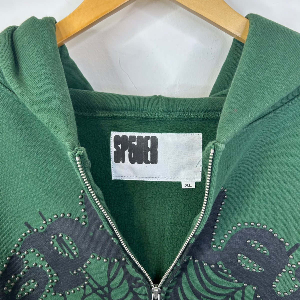GREEN SPIDER HOODIE