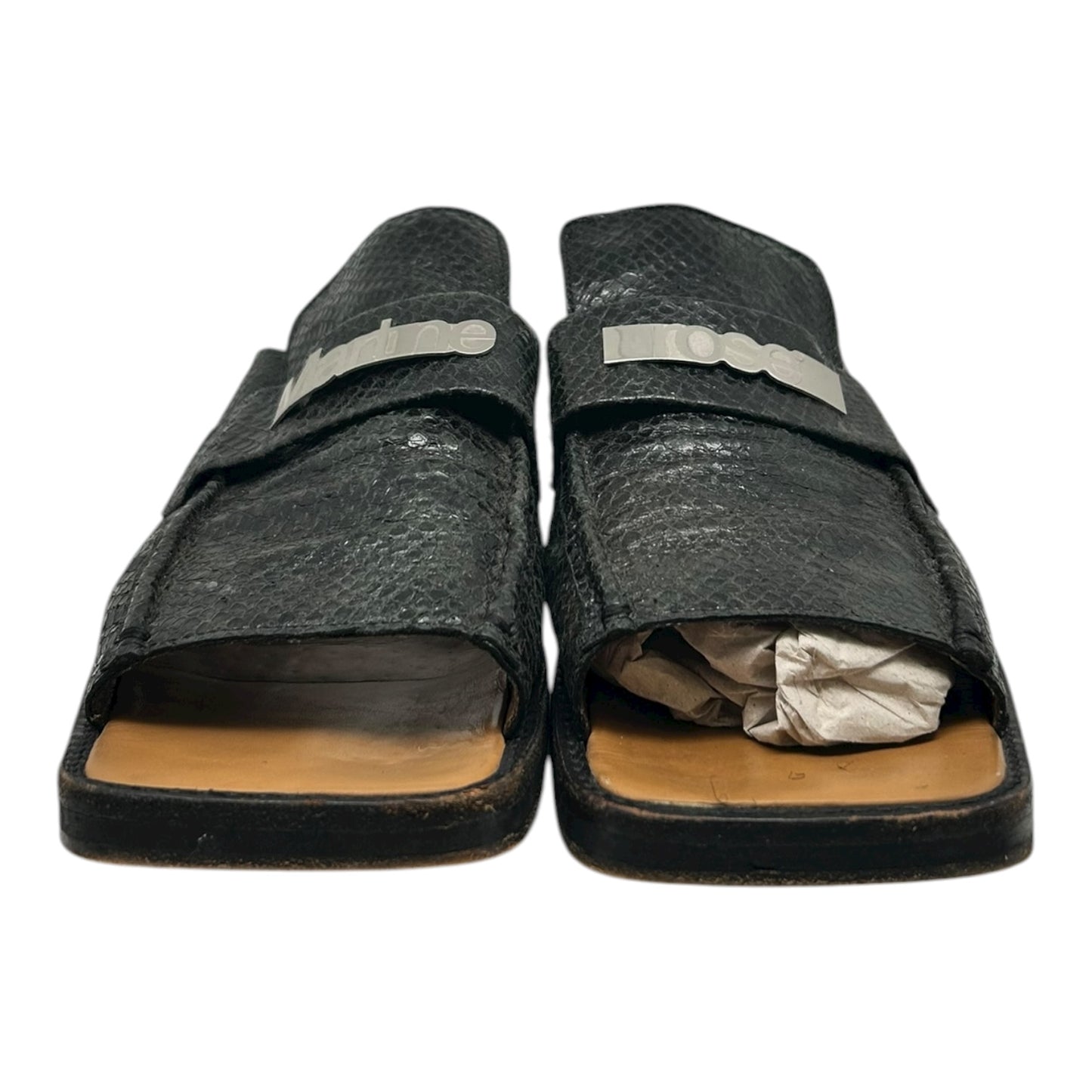 MARTINE ROSE SQUARE OPEN LOAFERS