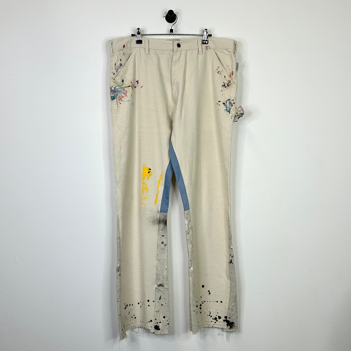 GALLERY DEPT. LA FLARE WHITE CARPENTER PANTS