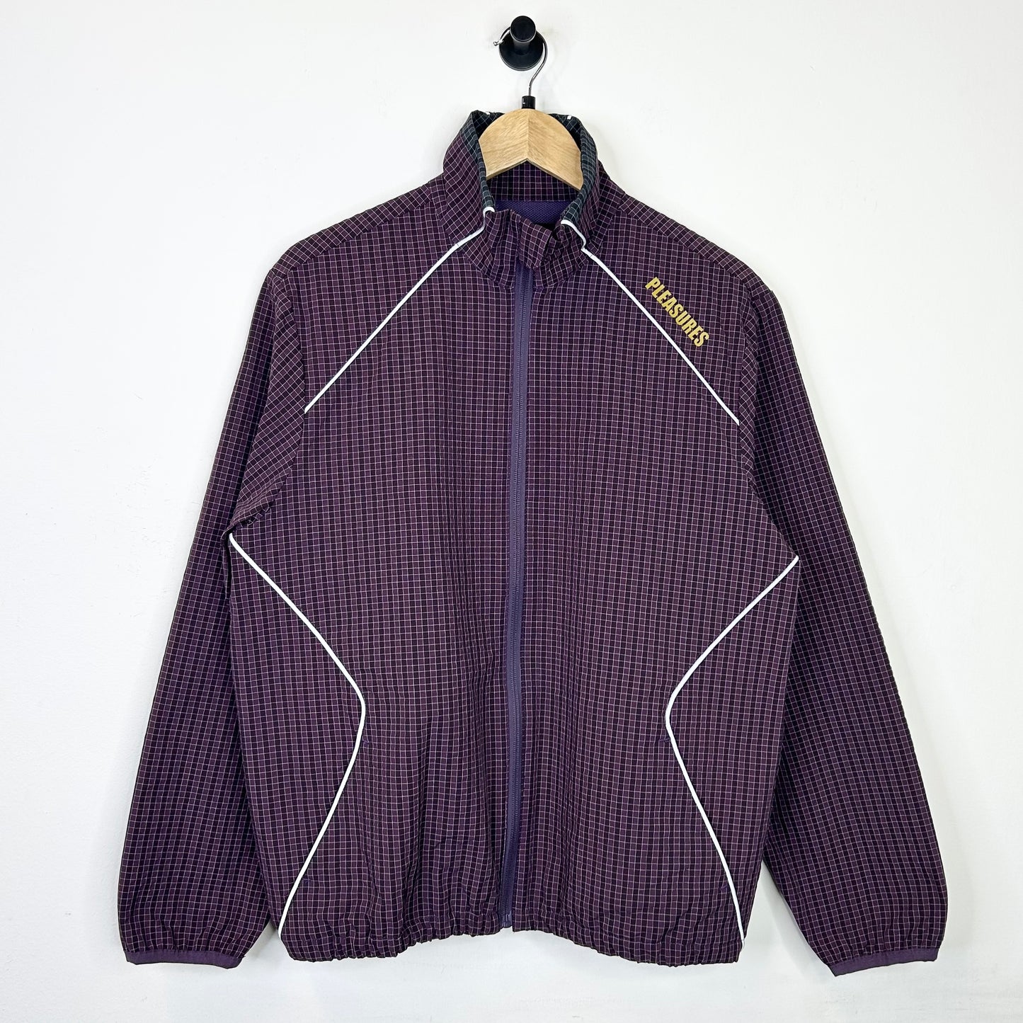 PLEASURES NEUTRON PURPLE TRACK JACKET