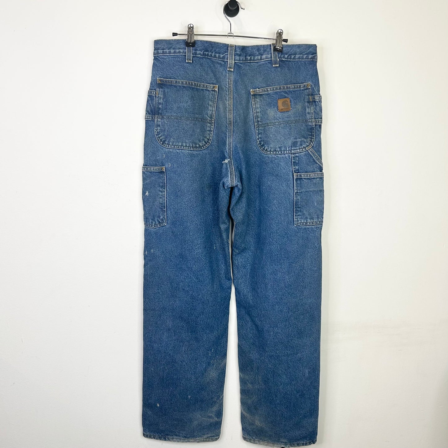 CARHARTT DISTRESSED LINED BLUE JEANS