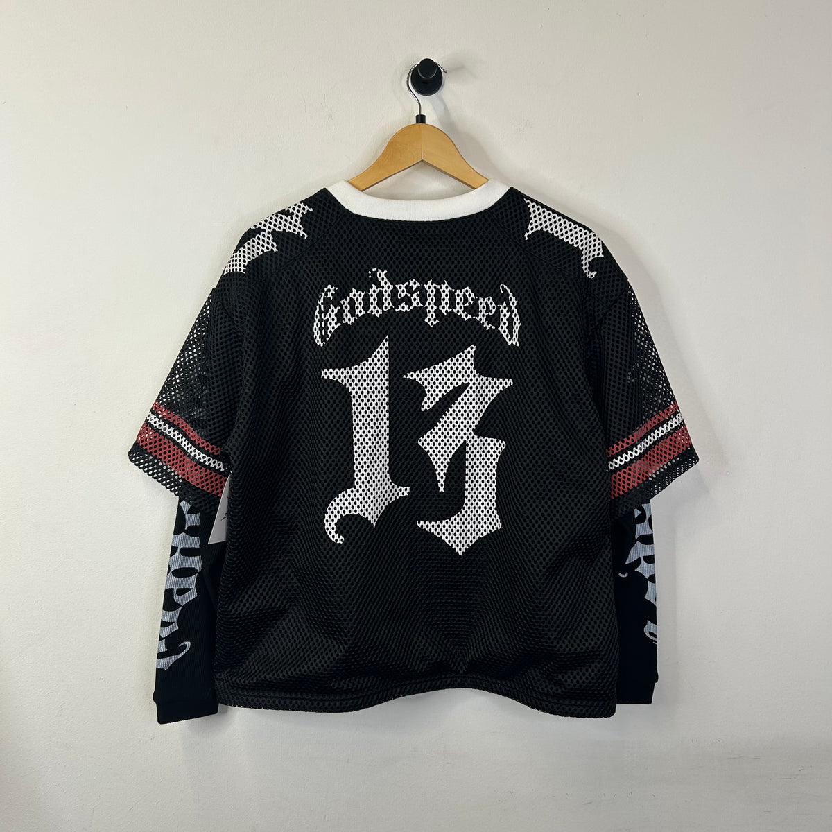 GODSPEED TD LAYERED JERSEY BLACK RED