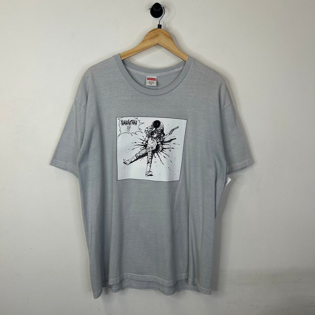SUPREME AKIRA YAMAGATA GREY TEE