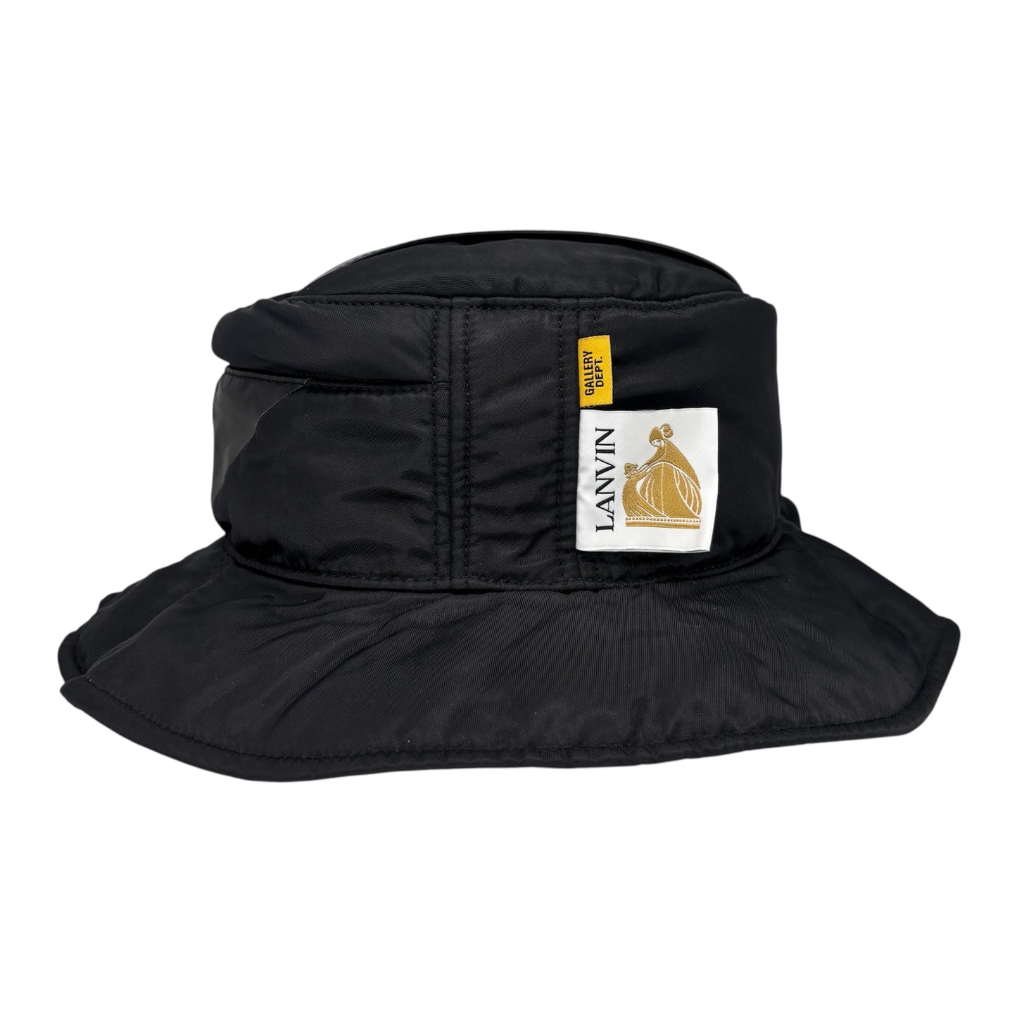 LANVIN x GALLERY DEPT BUCKET HAT BLACK