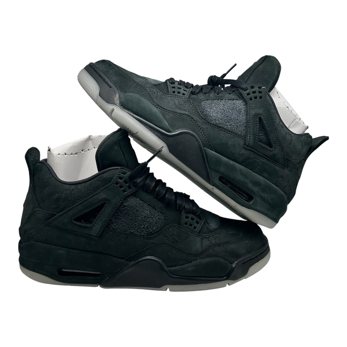 PREOWNED JORDAN 4 KAWS BLACK