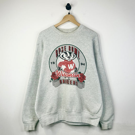 WISCONSIN BADGERS ROSE BOWL 1994 CREWNECK