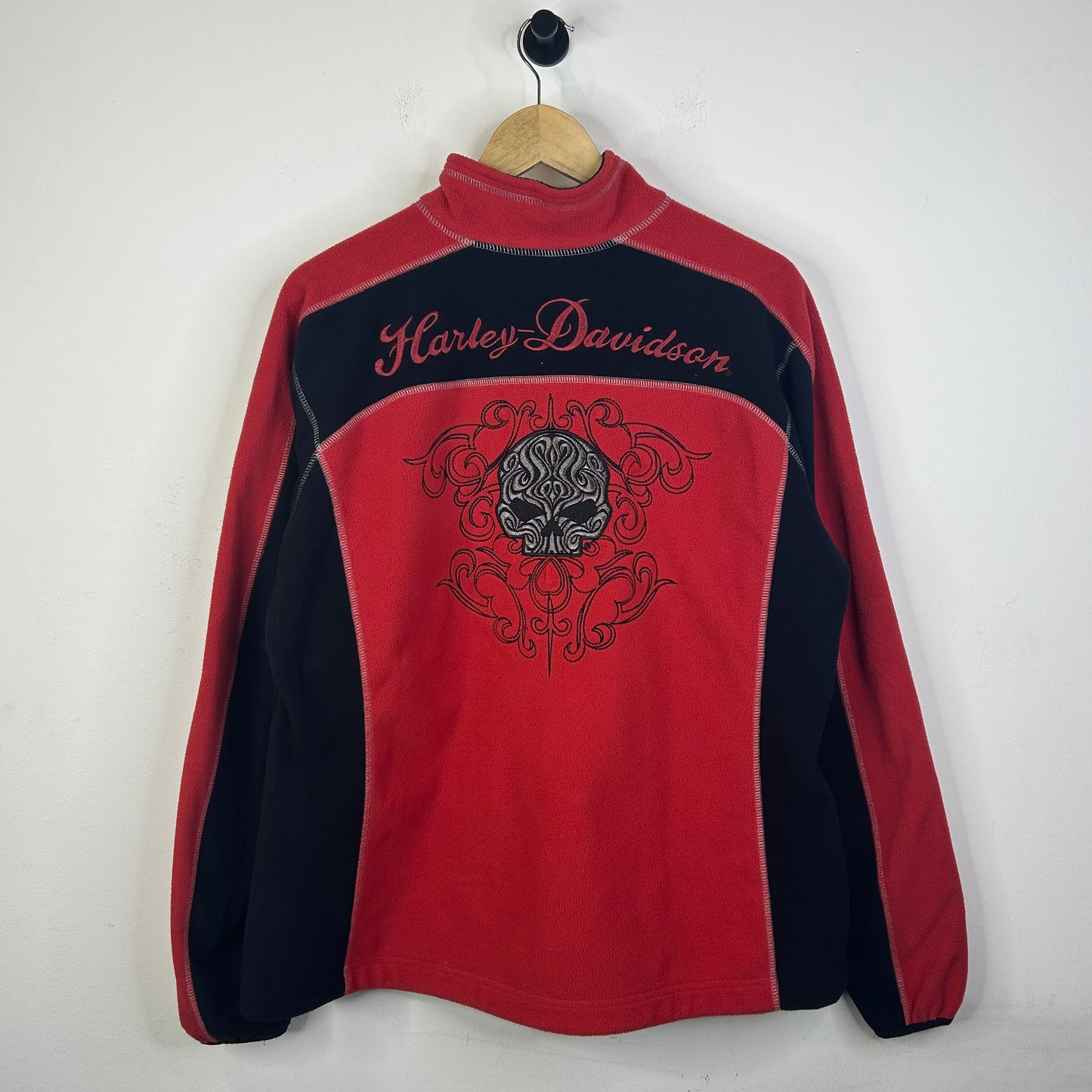 HARLEY DAVIDSON RED/BLACK FLEECE