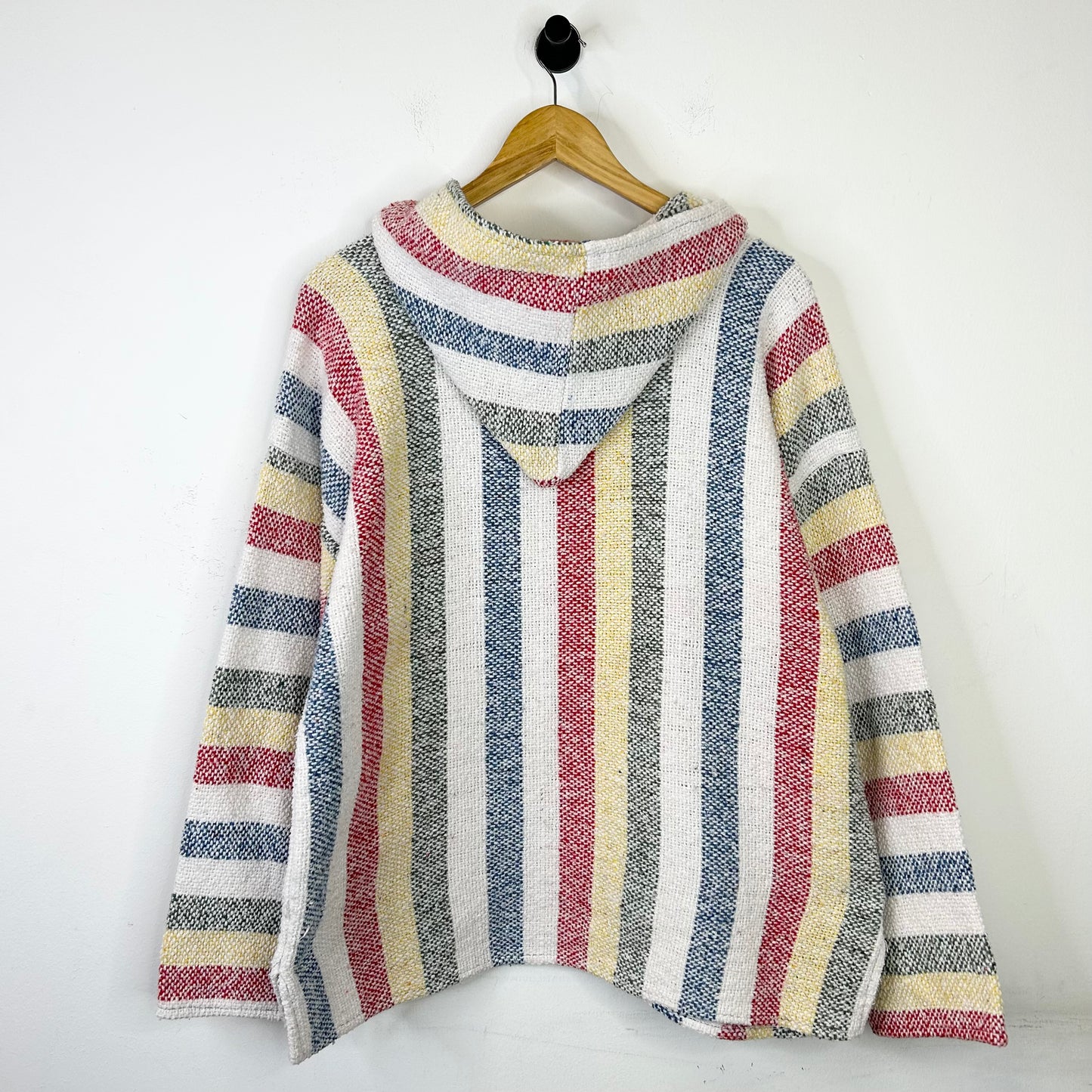 STRIPED BAJA RAINBOW HOODIE