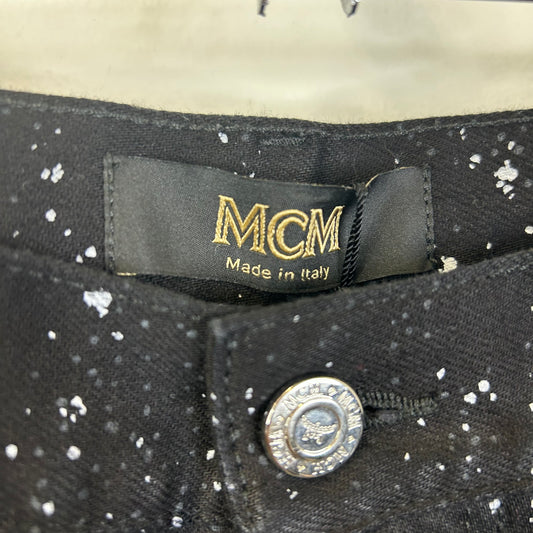 MCM BLACK GALAXY SPLATTER DENIM