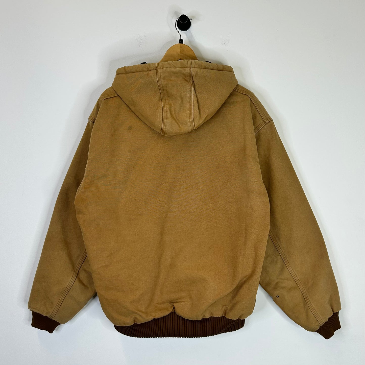 CARHARTT WHEAT FLEECE LINED HOODED JACKET