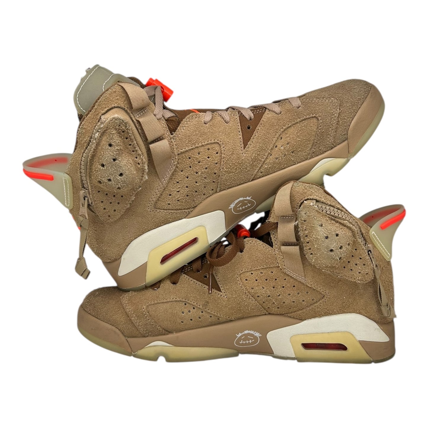 PREOWNED JORDAN 6 TRAVIS SCOTT BRITTISH KHAKI