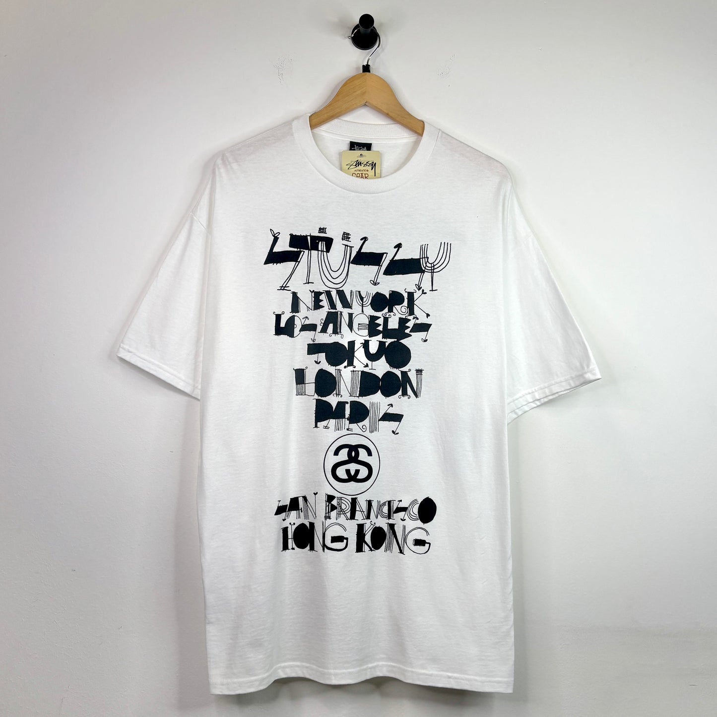 STUSSY STRUGGLE INC WORLD TOUR TEE