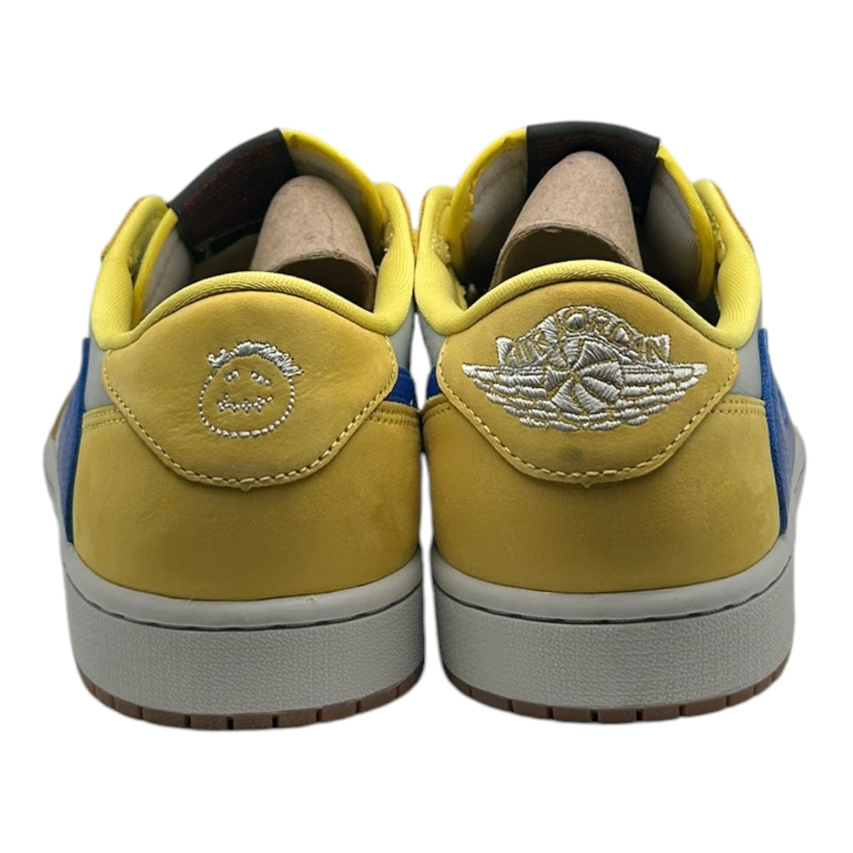 PREOWNED TRAVIS SCOTT x WOMENS JORDAN 1 LOW CANARY