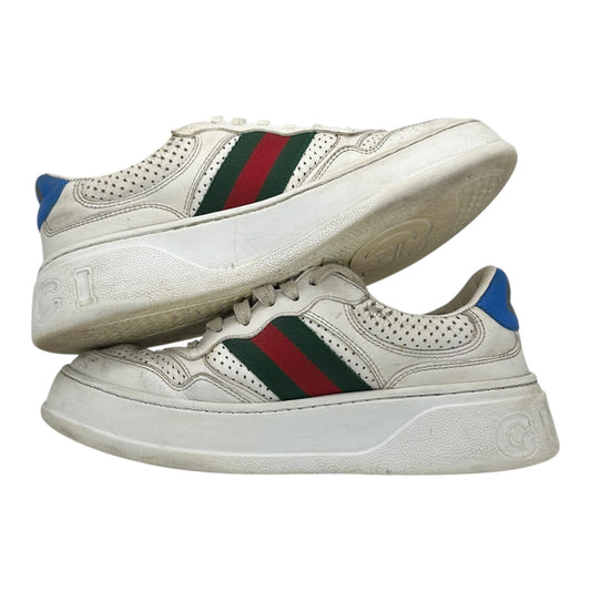 PREOWNED GUCCI CHUNKY GG WEB SNEAKERS