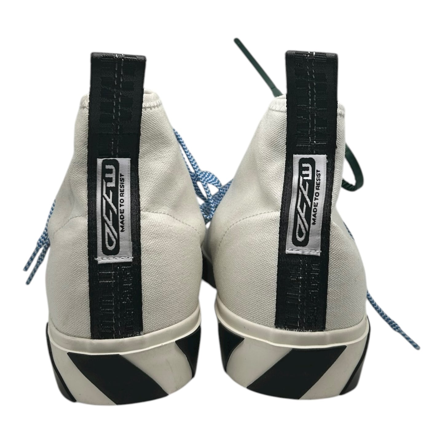 PREOWNED OFF WHITE VULCANIZED MID WHITE BURGUNDY