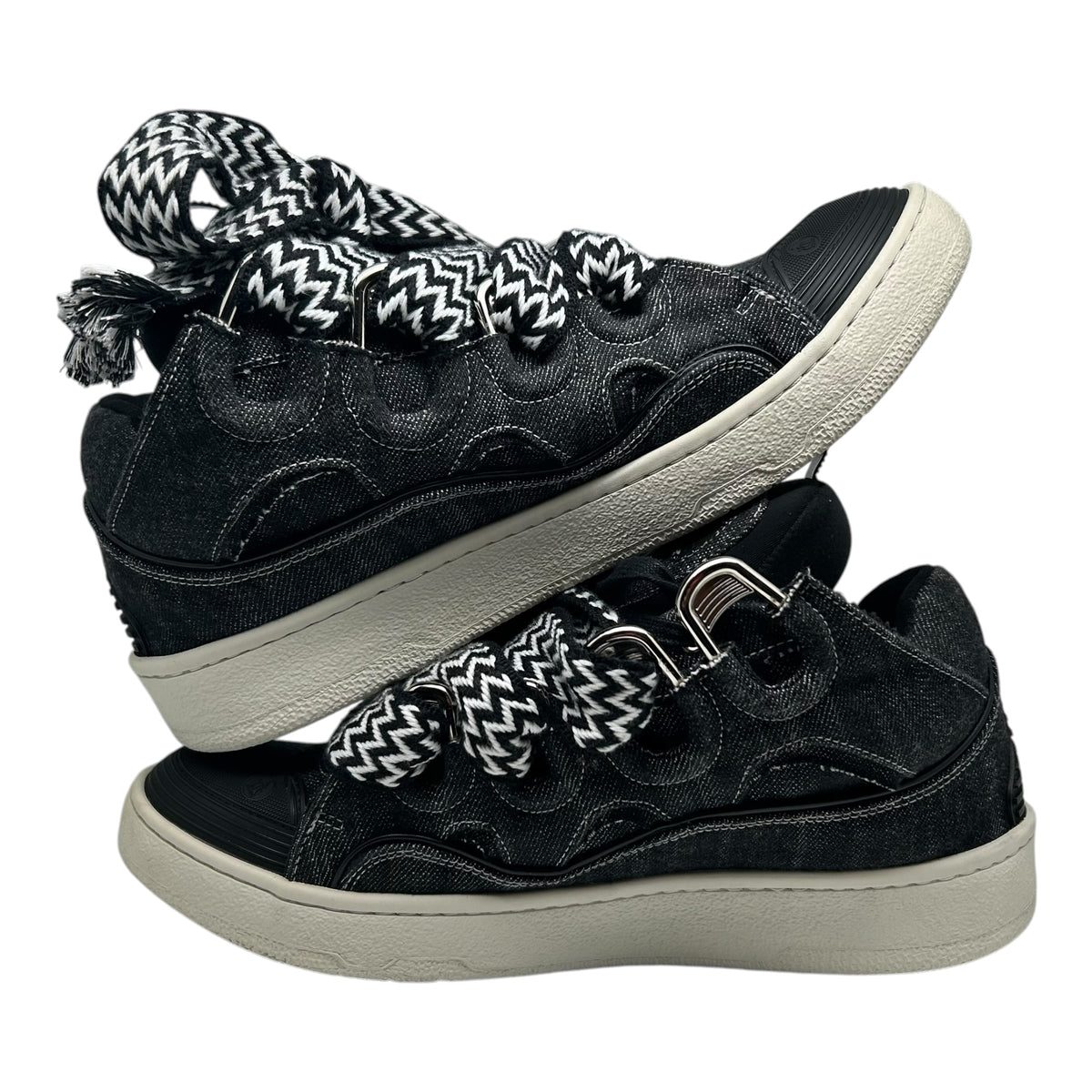 PREOWNED LANVIN CURB BLACK DENIM