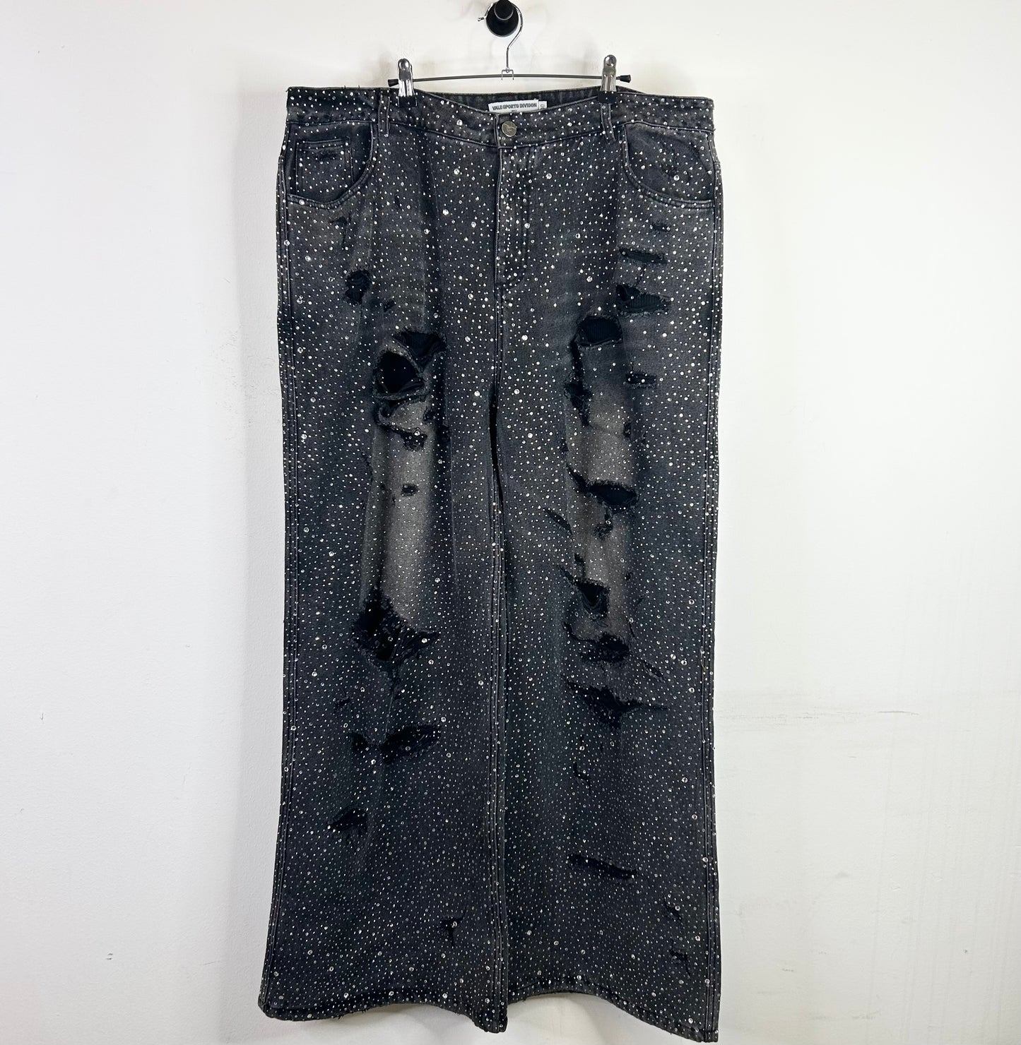 VALE FOREVER CRYSTAL RAIN BLACK JEANS