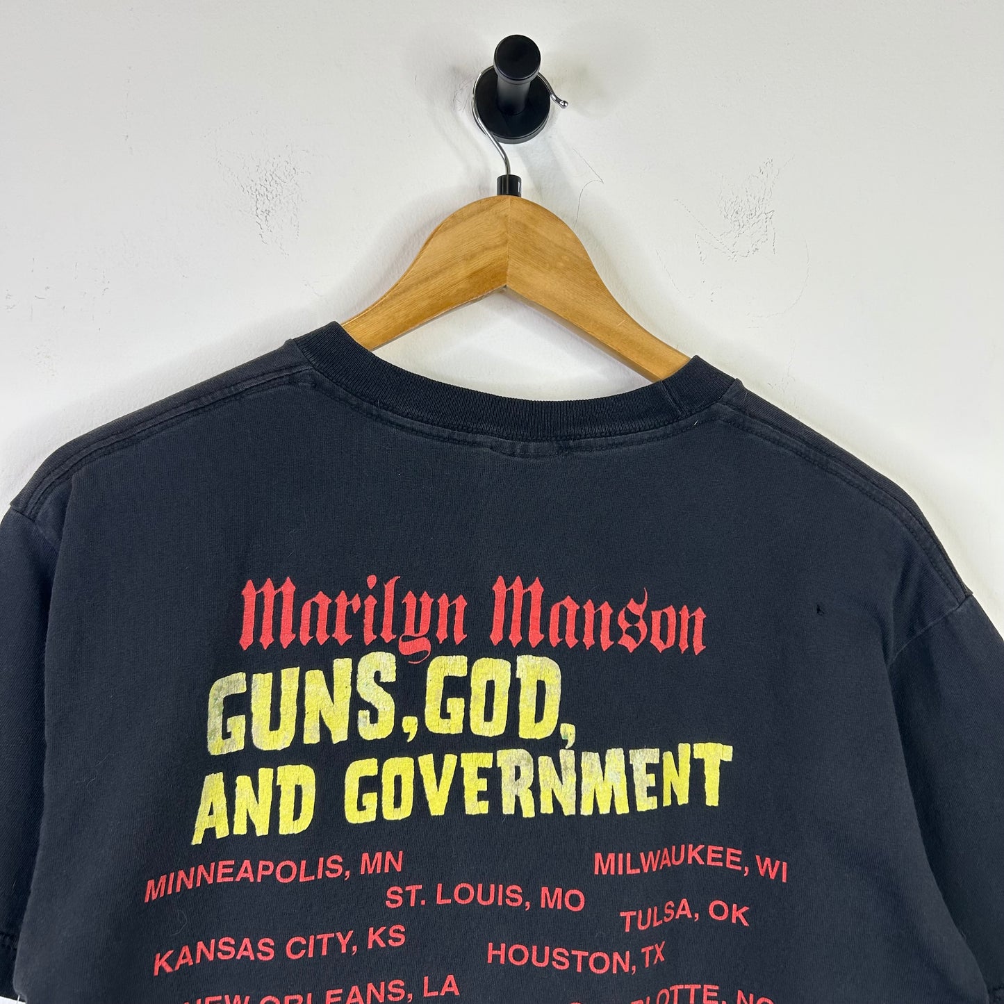 MARILYN MANSON GUNS GOD AND GOV TEE