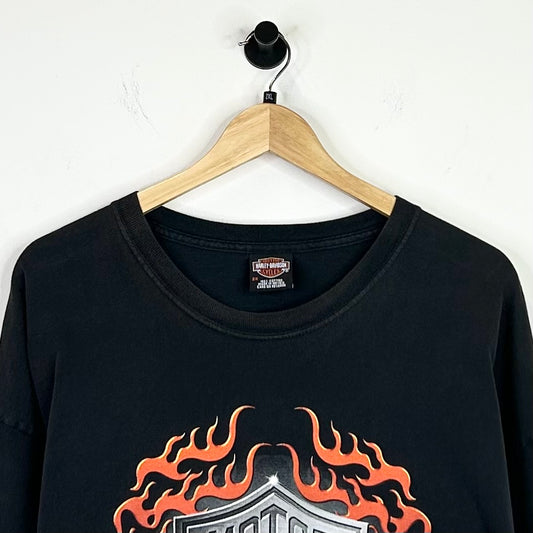 HARLEY DAVIDSON FACTORY TOUR FLAME LONGSLEEVE