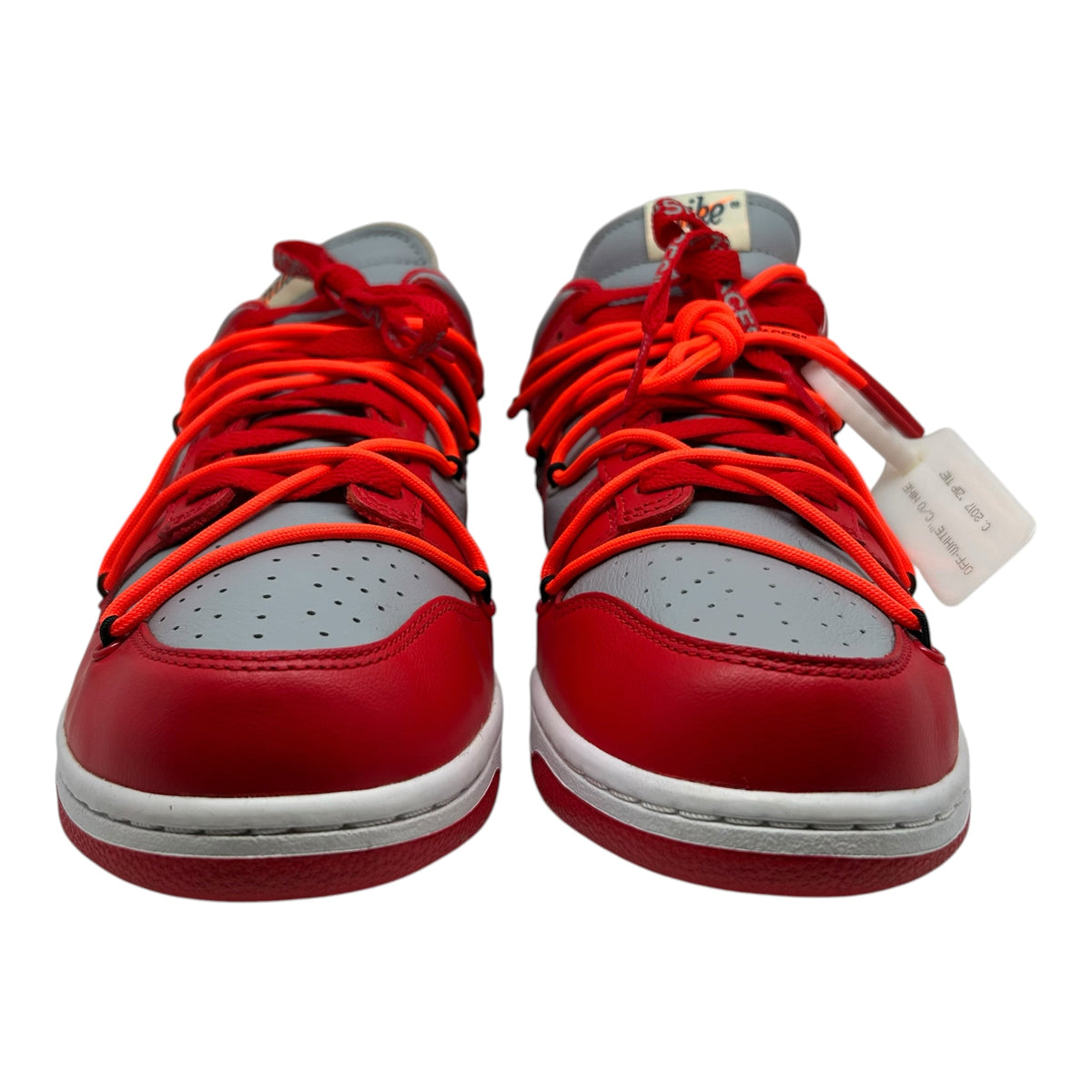PREOWNED NIKE DUNK LOW x OFF-WHITE UNIVERSITY RED