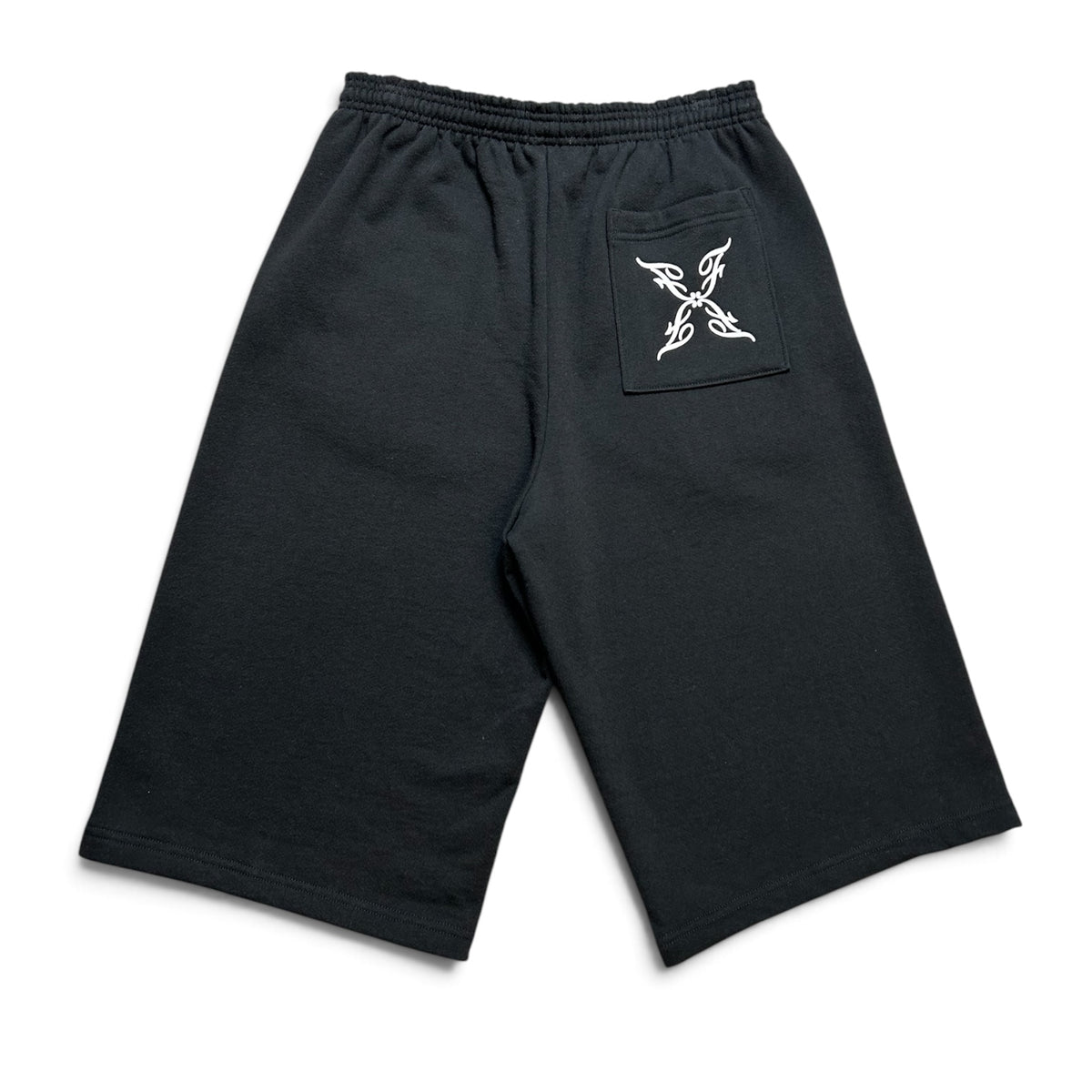FLASHBACK BLACK SCRIPT LOGO SWEATSHORT