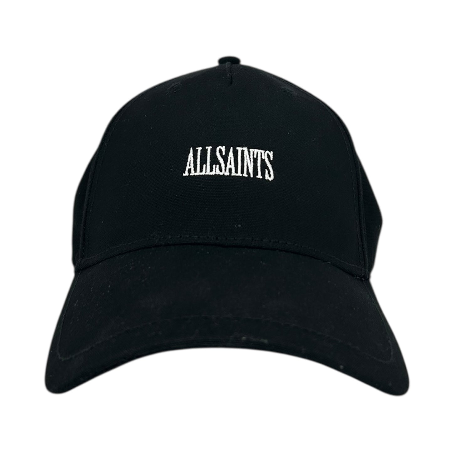ALL SAINTS BLACK SMALL SCRIPT HAT