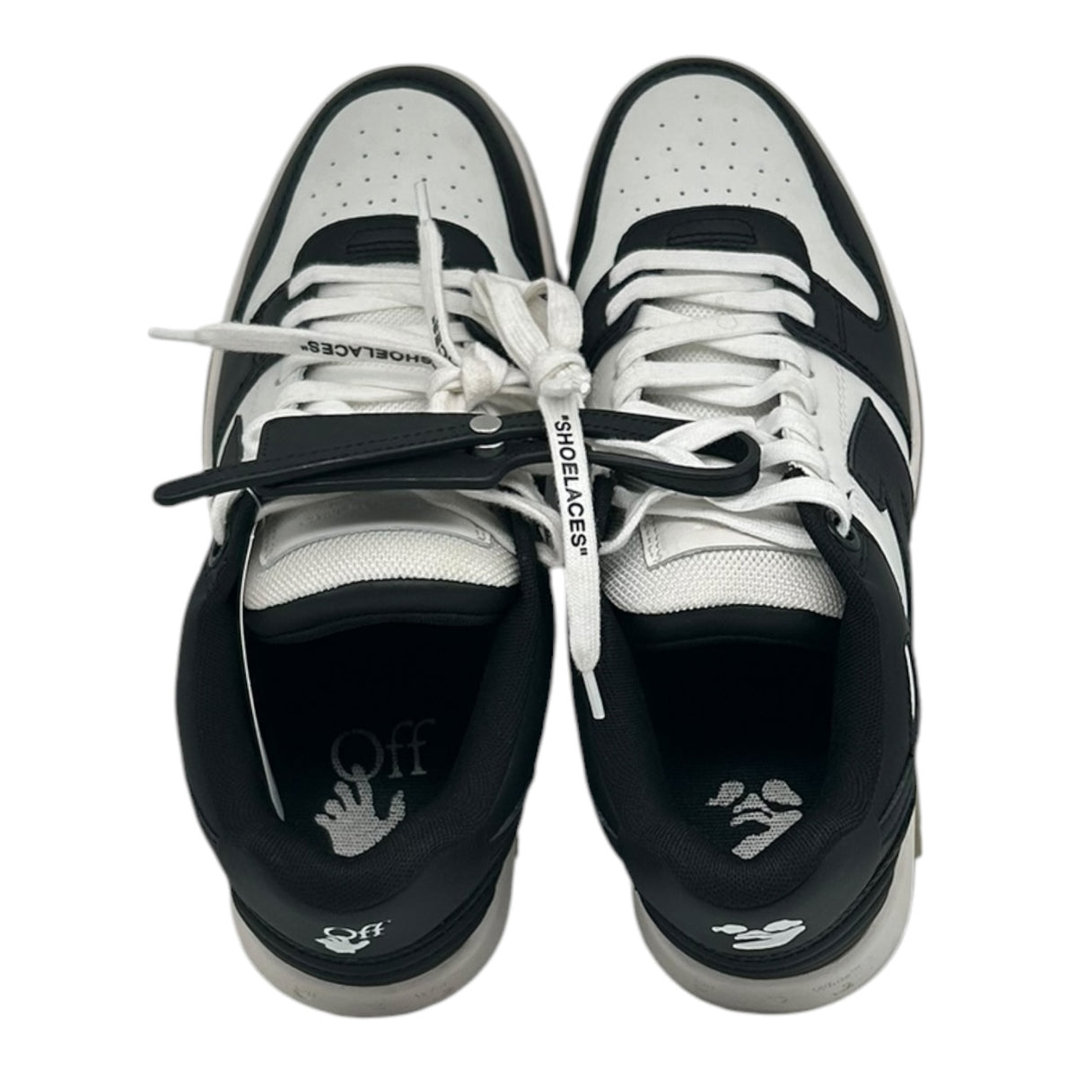 PREOWNED OFF-WHITE OUT OF OFFICE BLACK WHITE