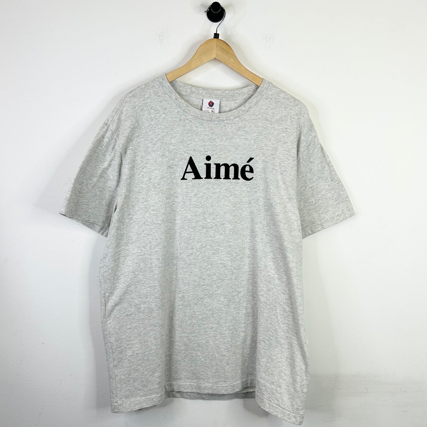 AIME LEON DORE LOGO TEE GREY