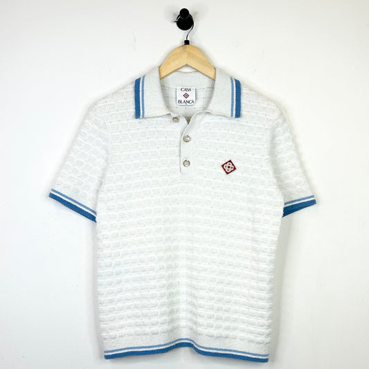 CASABLANCA BOUCLE POLO TEE