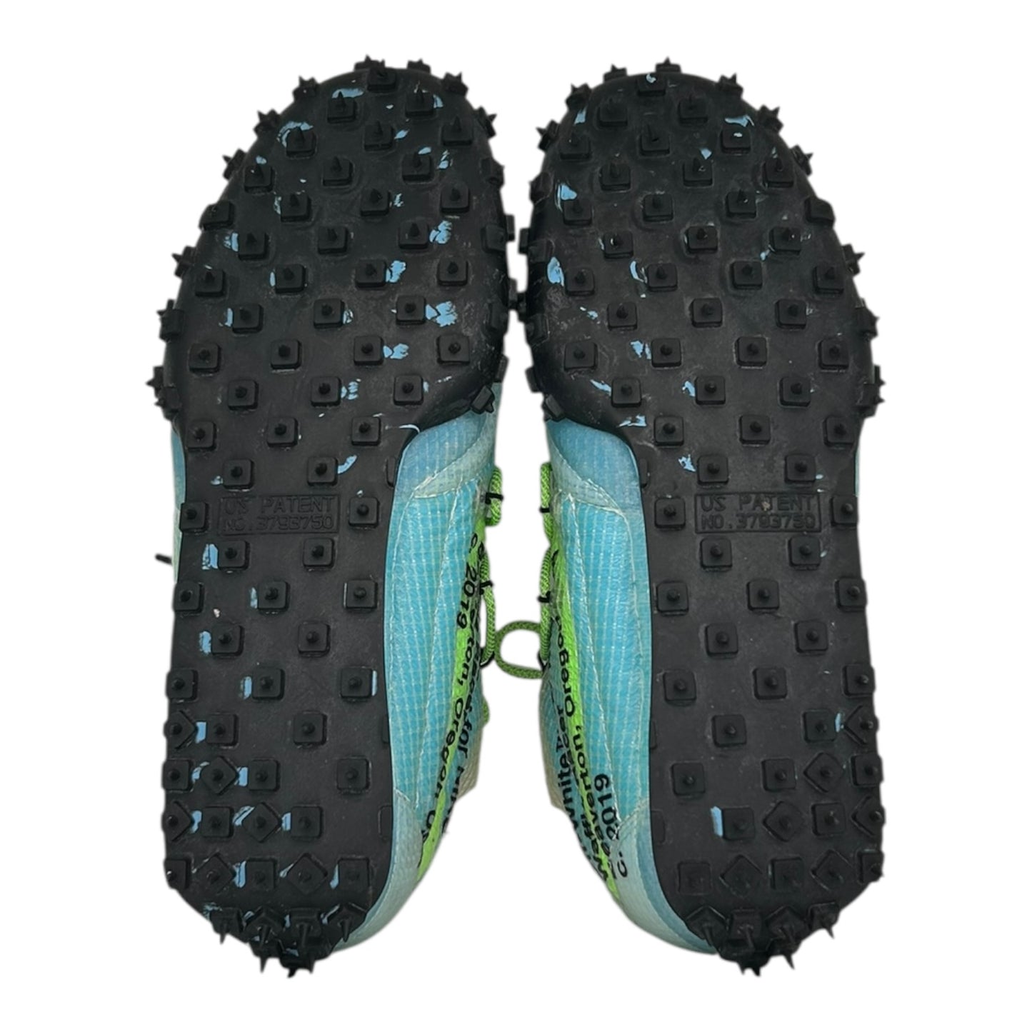 PREOWNED NIKE WAFFLE RACER OFF-WHITE VIVID SKY