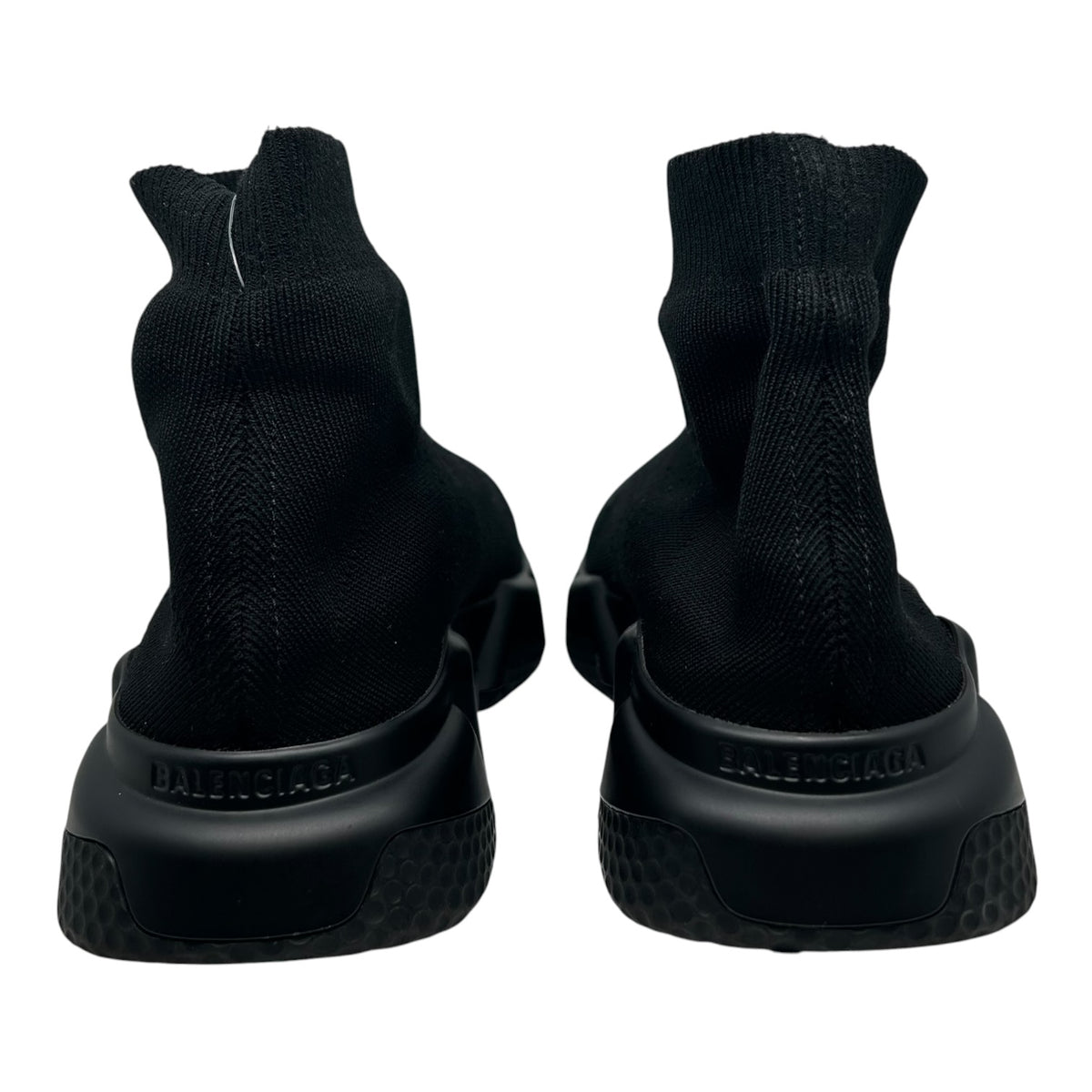 PREOWNED BALENCIAGA SPEED TRAINER BLACK/BLACK