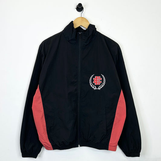 ERIC EMANUEL OLYMPIC BLACK RED WINDBREAKER