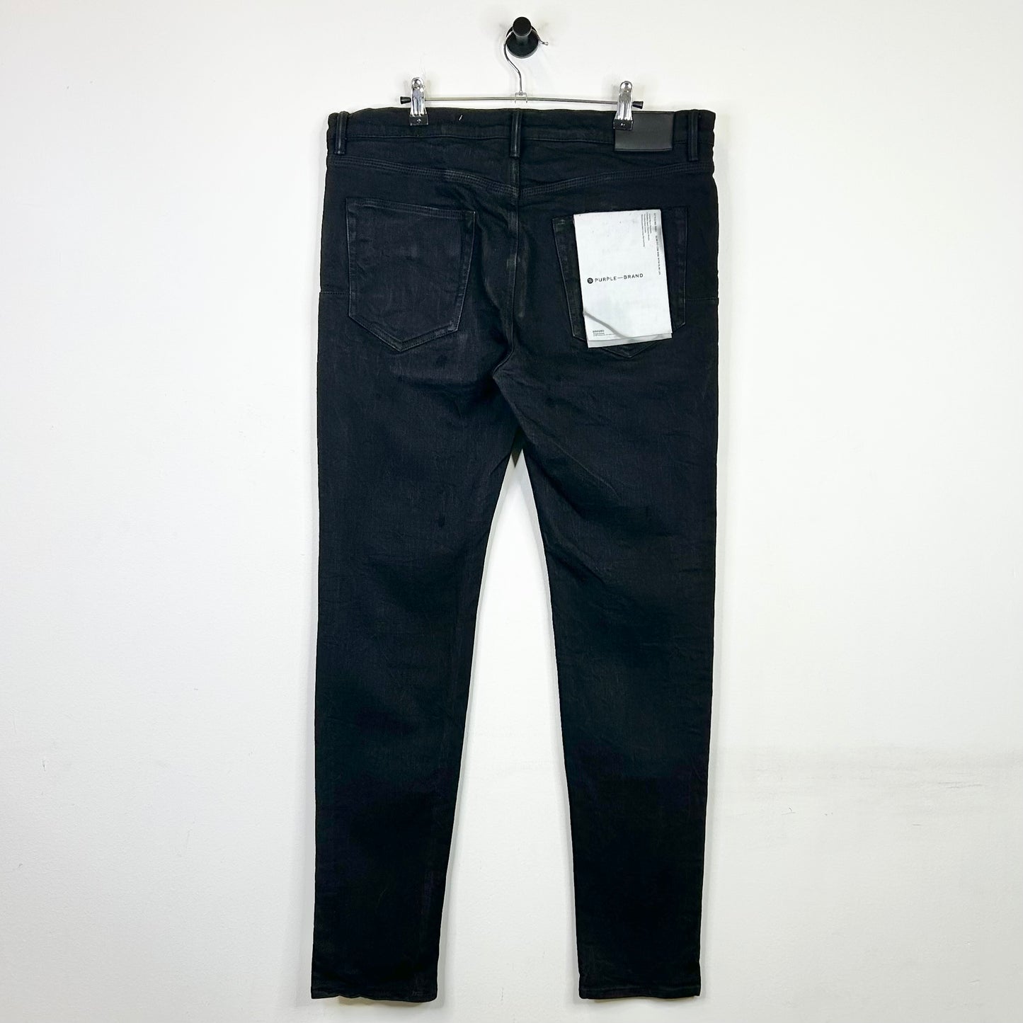 PURPLE BRAND BASIC BLACK JEANS
