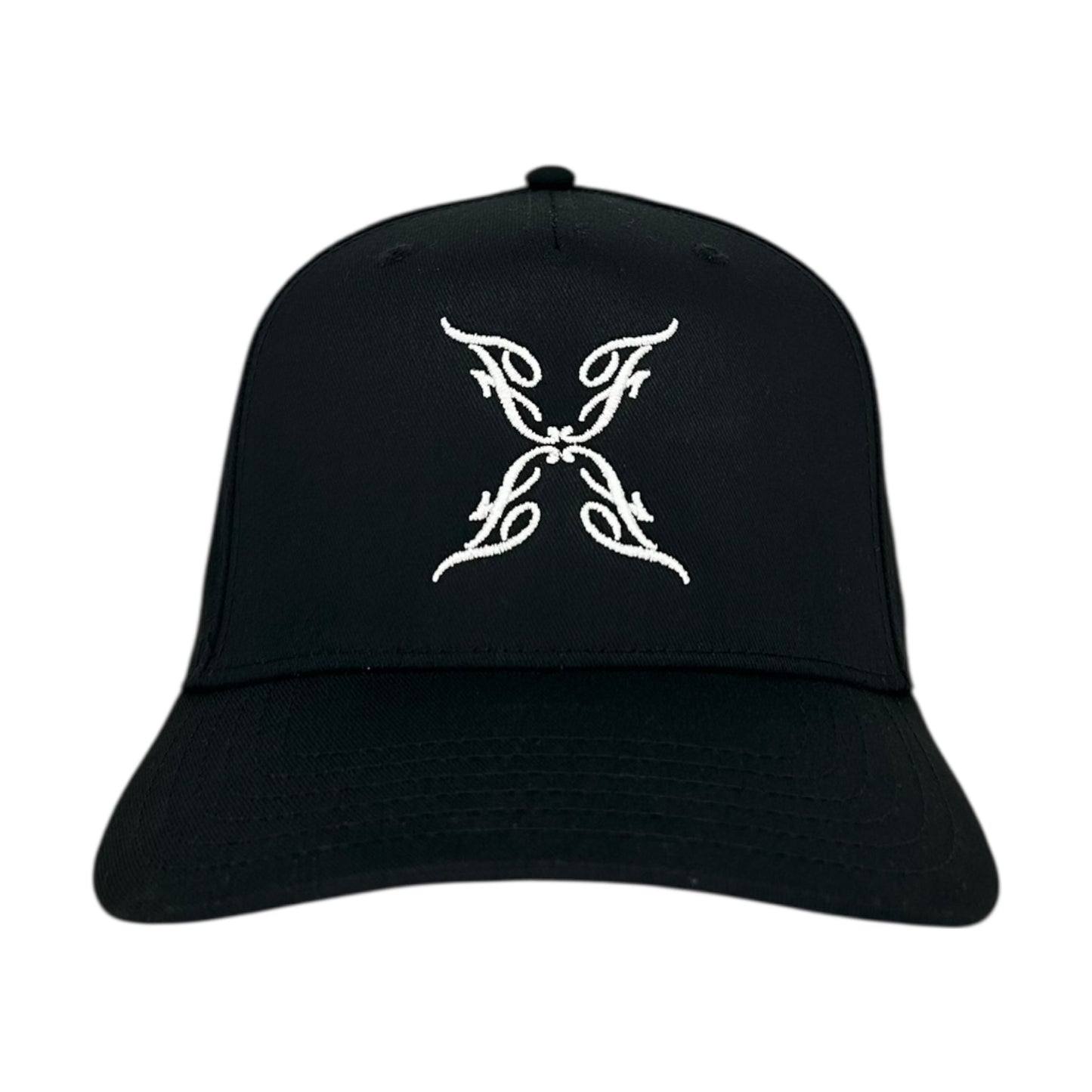 FLASHBACK BLACK WHITE BUTTERFLY EFFECT LOGO SNAPBACK HAT