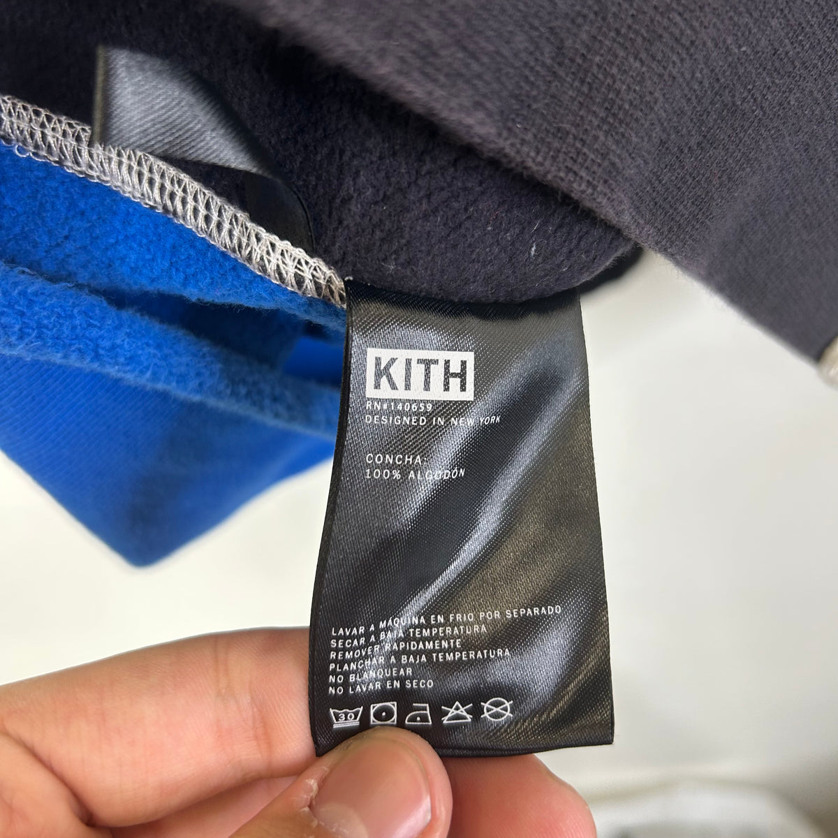 KITH REVERSE PANELED HOODIE