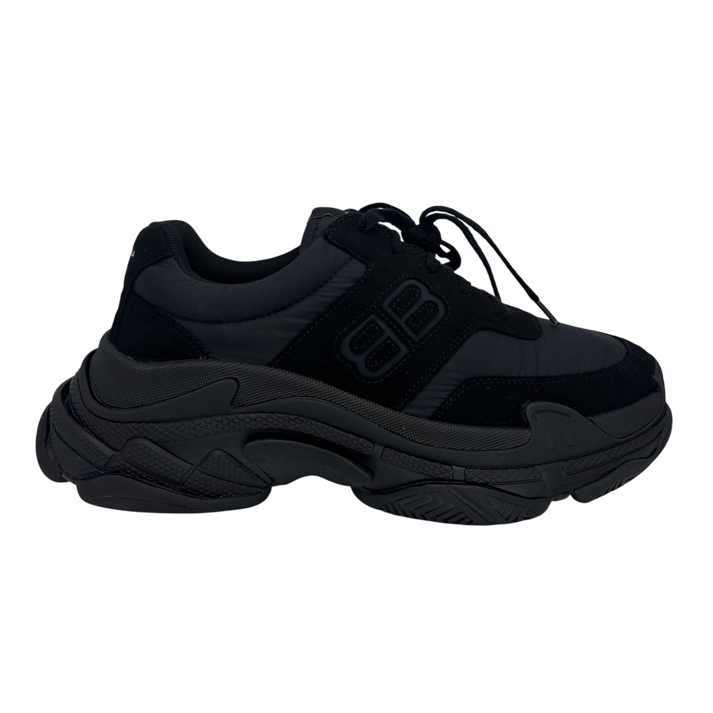 BALENCIAGA TRIPLE S BLACK NYLON