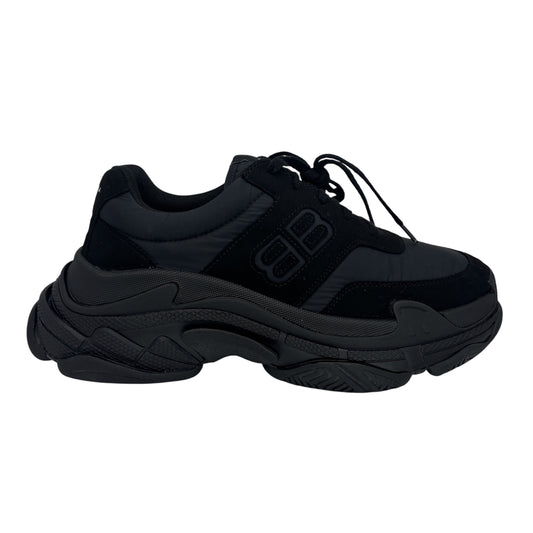 BALENCIAGA TRIPLE S BLACK NYLON