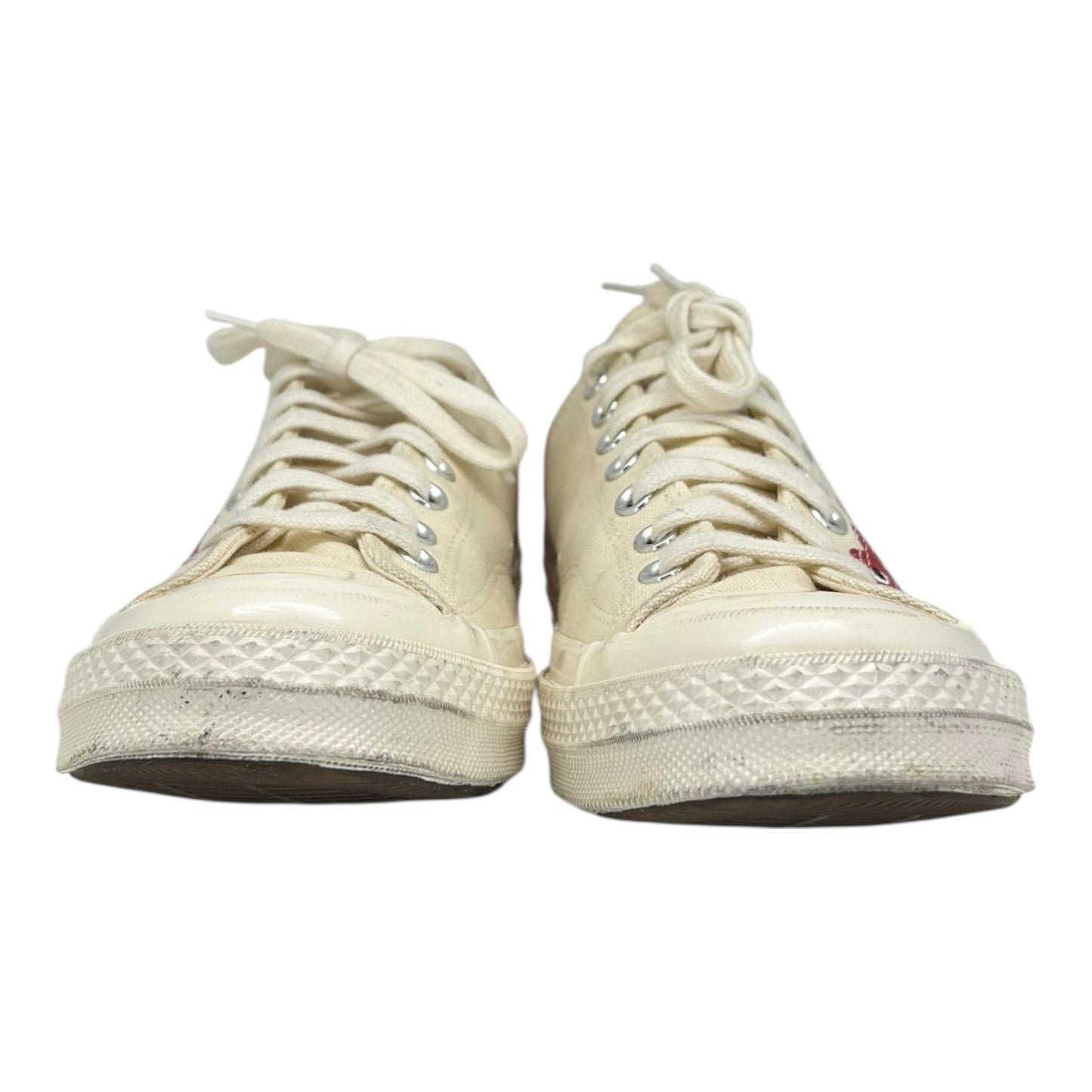 PREOWNED CONVERSE CDG MULTI HEART WHITE LOW