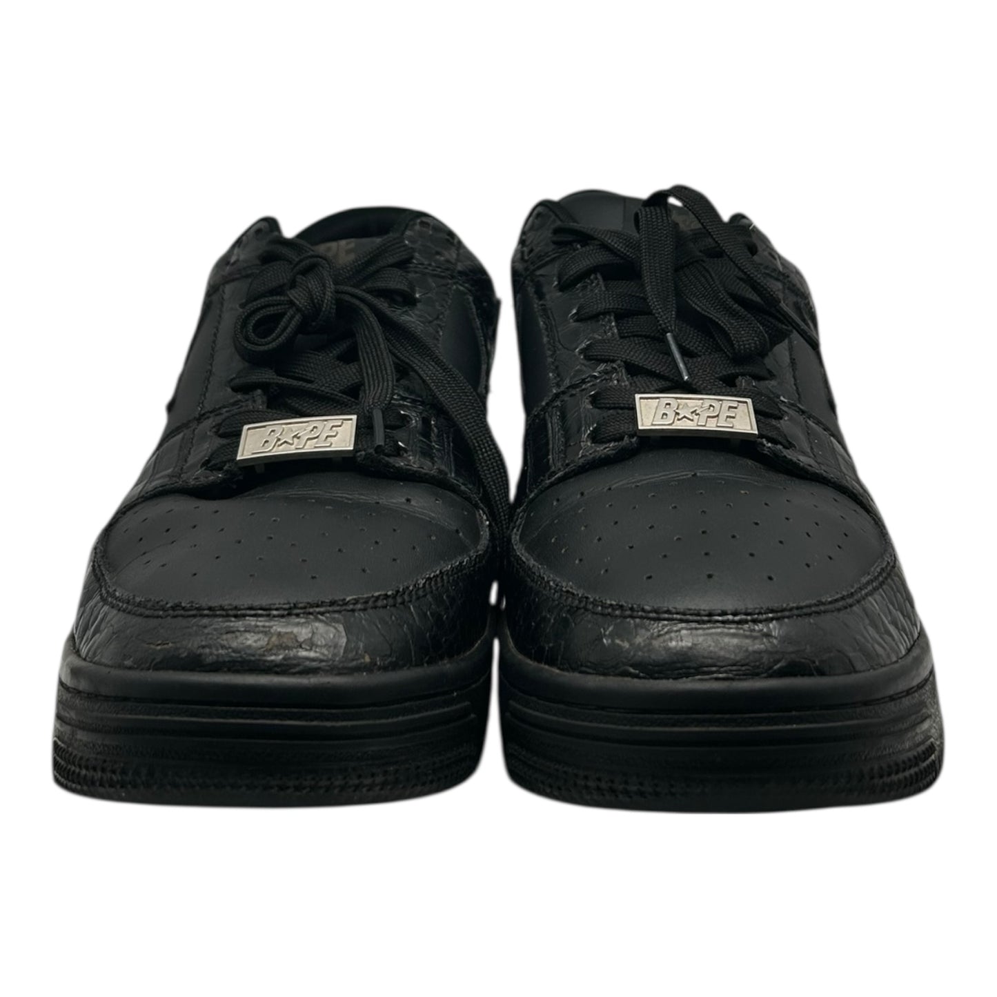 PREOWEND BAPE STA BLACK SNAKESKIN